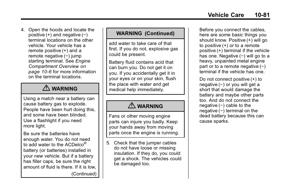 Buick 2010 Enclave User Manual | Page 383 / 440