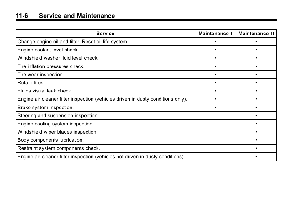 6 service and maintenance | Buick 2010 Enclave User Manual | Page 402 / 440