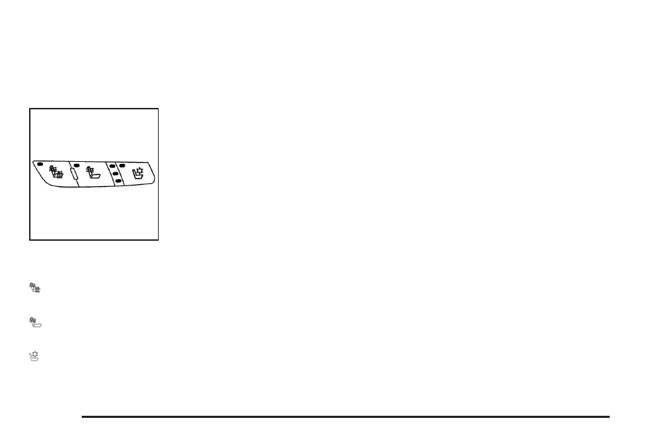 Heated and cooled seats, Heated and cooled seats -8 | Buick 2009 Lucerne User Manual | Page 12 / 442
