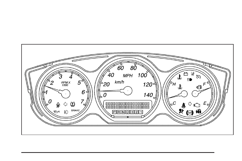 Instrument panel cluster, Instrument panel cluster -35 | Buick 2009 Lucerne User Manual | Page 175 / 442