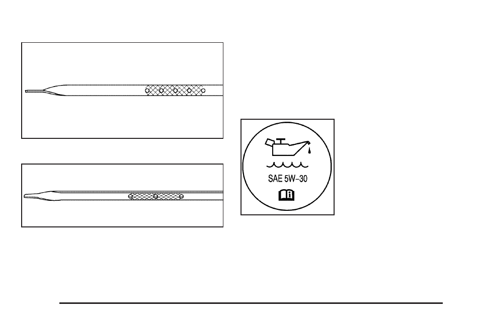 When to add engine oil | Buick 2009 Lucerne User Manual | Page 302 / 442