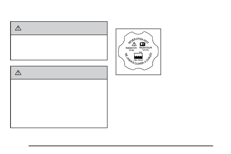 Caution | Buick 2009 Lucerne User Manual | Page 318 / 442