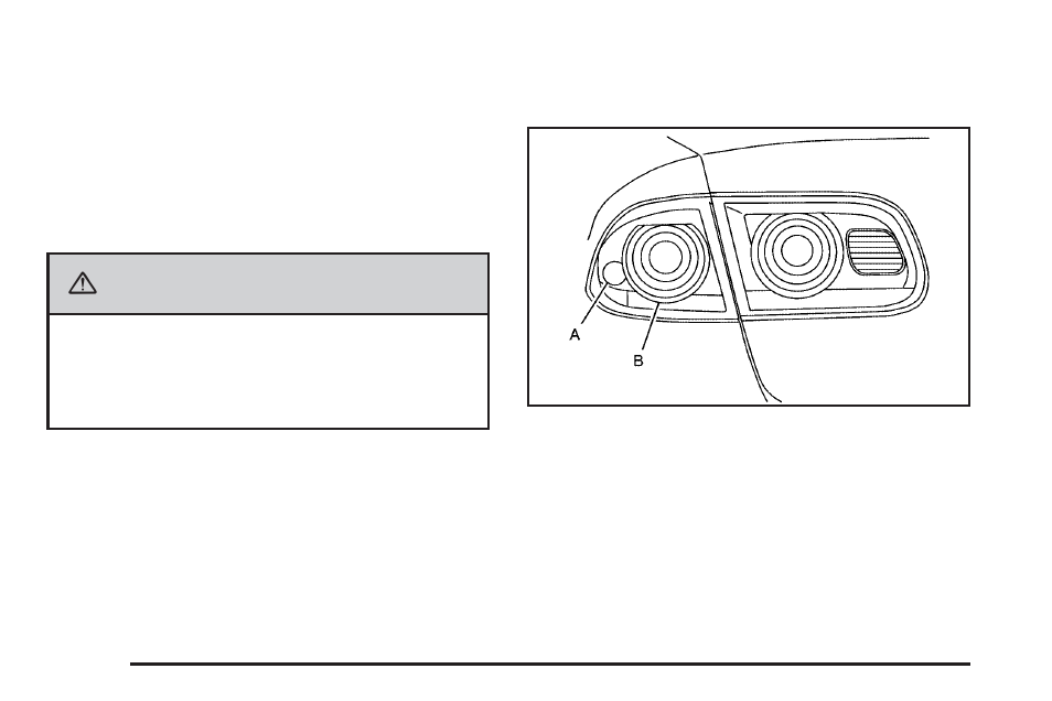 Bulb replacement, Halogen bulbs, Bulb replacement -52 | Sidemarker lamps -52, Caution | Buick 2009 Lucerne User Manual | Page 336 / 442