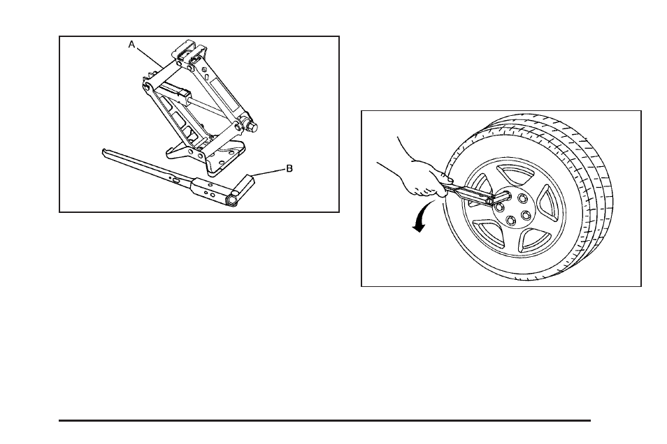 Removing the flat tire and installing the, Spare tire -81 | Buick 2009 Lucerne User Manual | Page 365 / 442