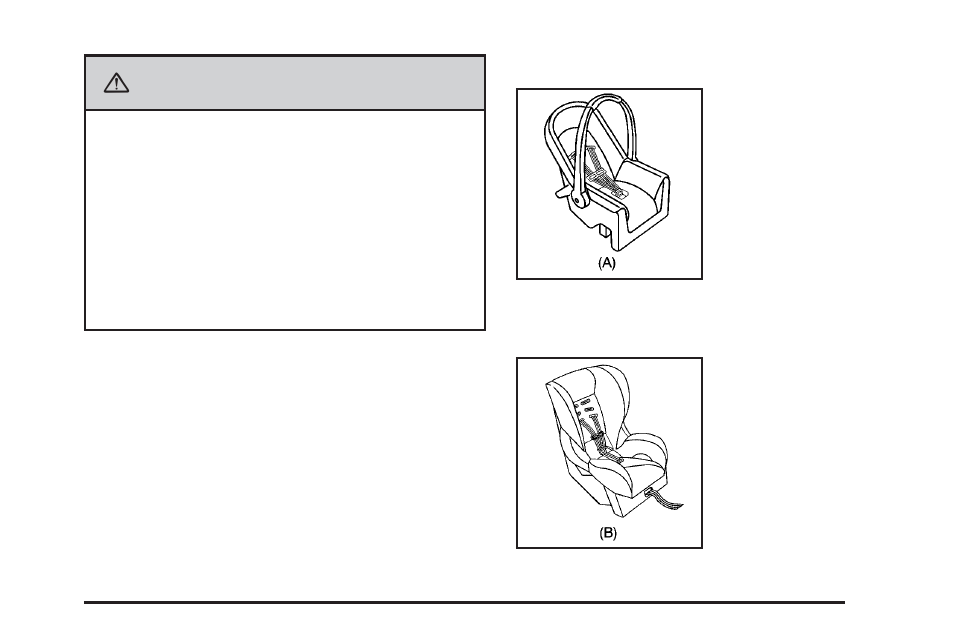 Child restraint systems, Child restraint systems -43, Caution | Buick 2009 Lucerne User Manual | Page 47 / 442