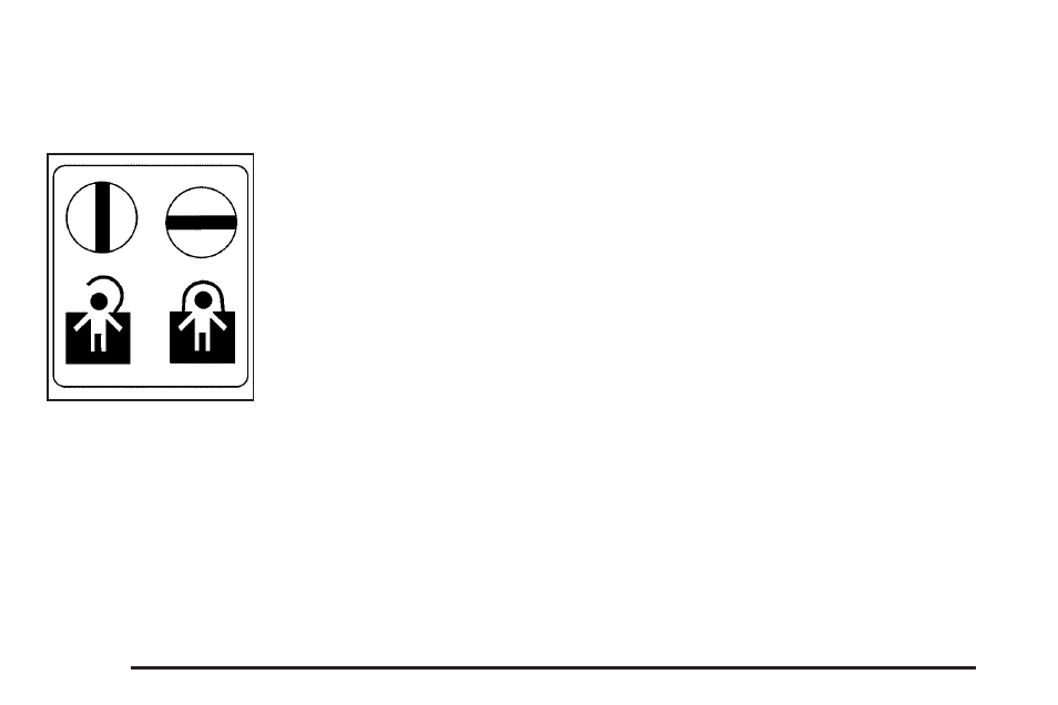 Rear door security locks, Lockout protection | Buick 2009 Lucerne User Manual | Page 96 / 442