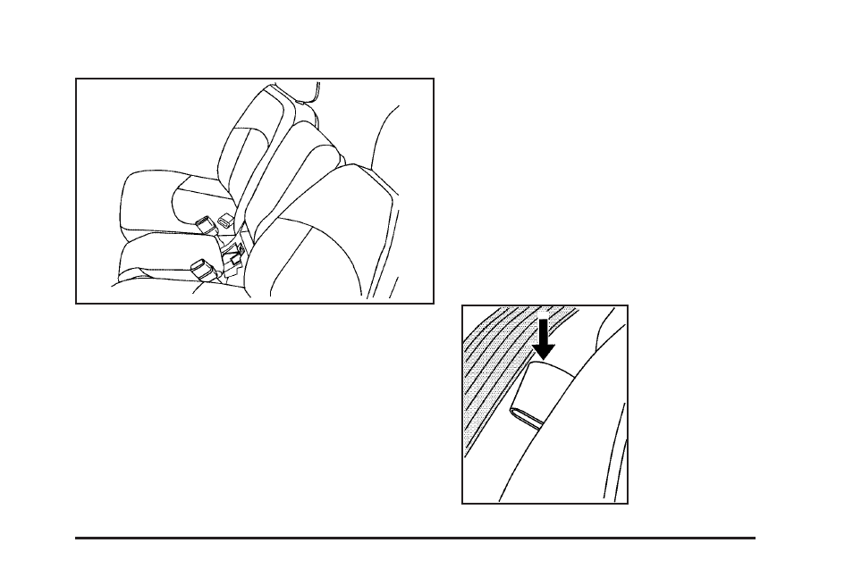 Center seat, Rear seats, Split folding rear seat | Center seat -7, Rear seats -7, Split folding rear seat -7 | Buick 2009 LaCrosse User Manual | Page 11 / 428