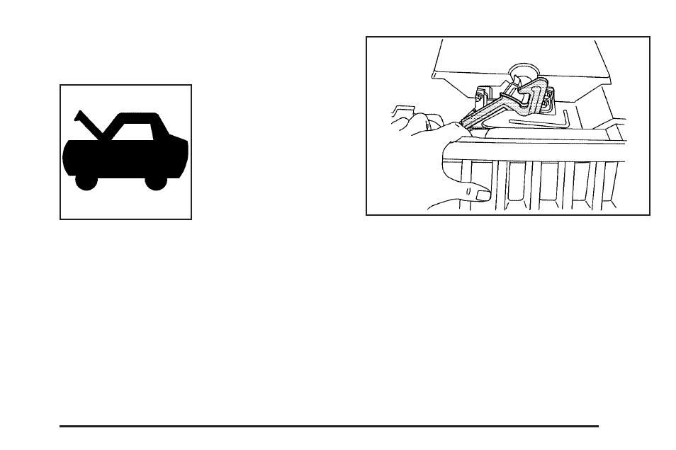 Hood release, Hood release -11 | Buick 2009 LaCrosse User Manual | Page 281 / 428