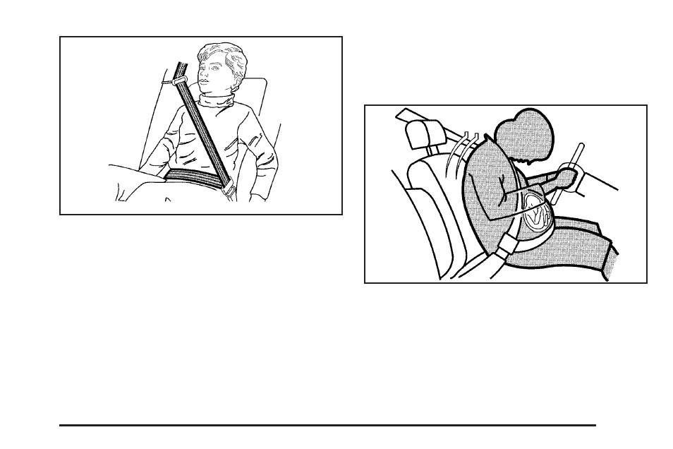 Safety belt use during pregnancy, Safety belt use during pregnancy -27 | Buick 2009 LaCrosse User Manual | Page 31 / 428
