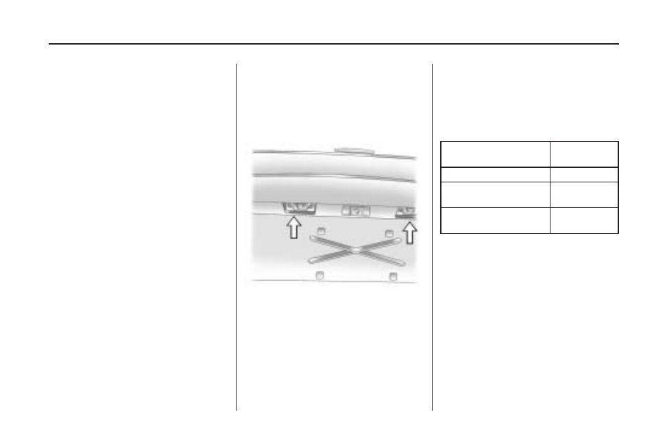 License plate lamp, Replacement bulbs, License plate lamp -35 replacement bulbs -35 | Service and appearance care 5-35 | Buick 2009 Enclave User Manual | Page 307 / 410