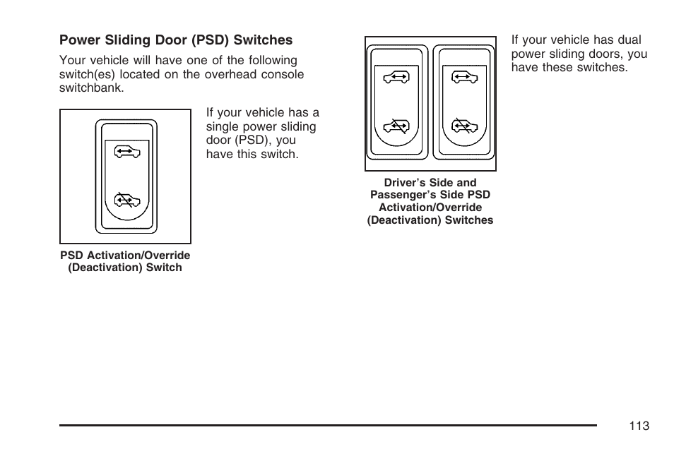 Buick 2007 Terraza User Manual | Page 113 / 562