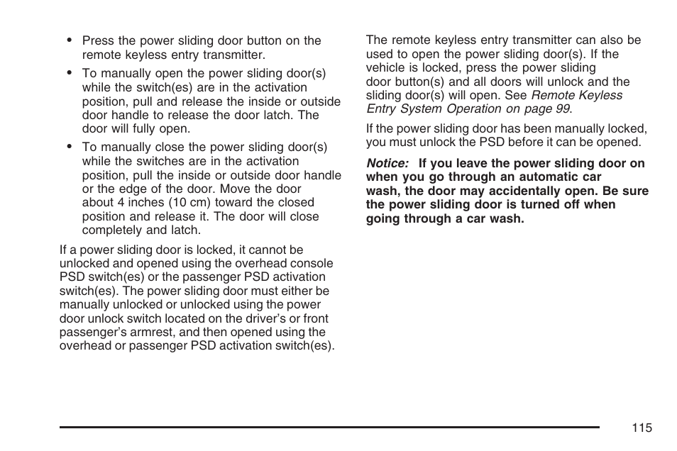 Buick 2007 Terraza User Manual | Page 115 / 562