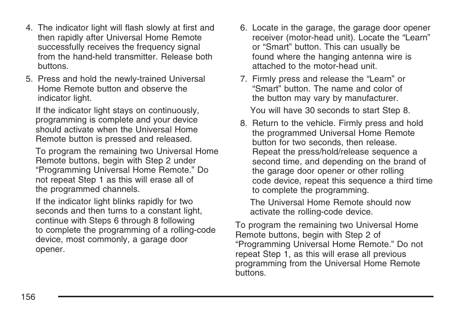 Buick 2007 Terraza User Manual | Page 156 / 562