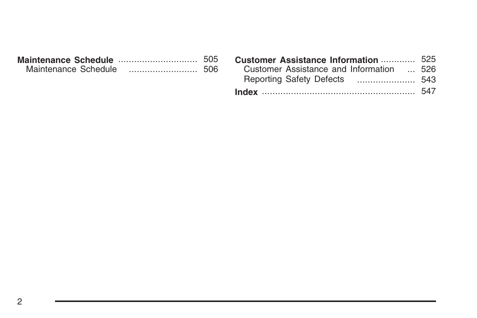 Buick 2007 Terraza User Manual | Page 2 / 562