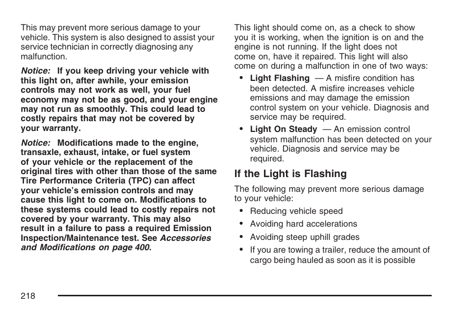 Buick 2007 Terraza User Manual | Page 218 / 562