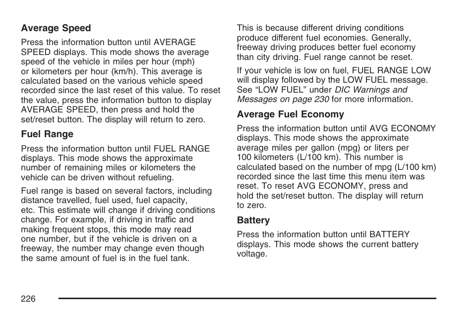 Buick 2007 Terraza User Manual | Page 226 / 562