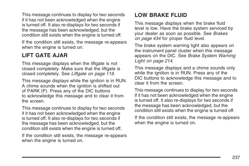 Buick 2007 Terraza User Manual | Page 237 / 562