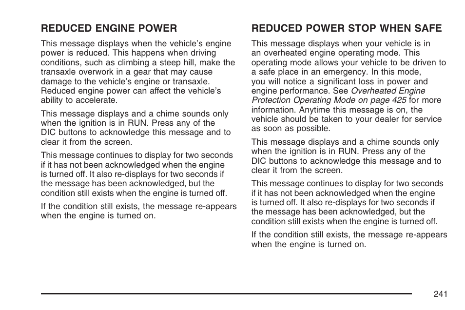 Buick 2007 Terraza User Manual | Page 241 / 562