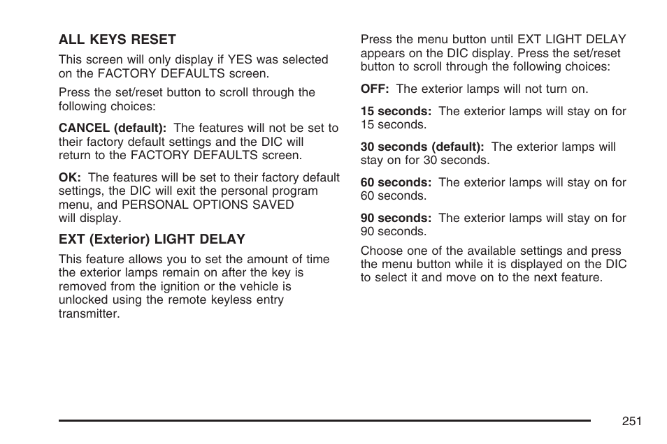 Buick 2007 Terraza User Manual | Page 251 / 562