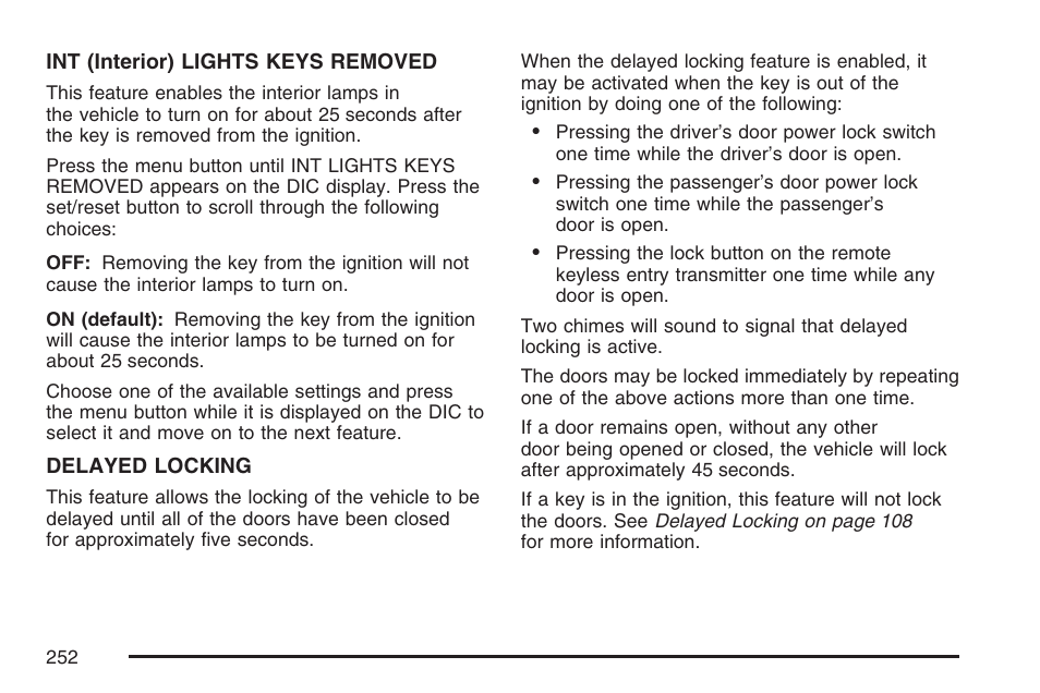 Buick 2007 Terraza User Manual | Page 252 / 562