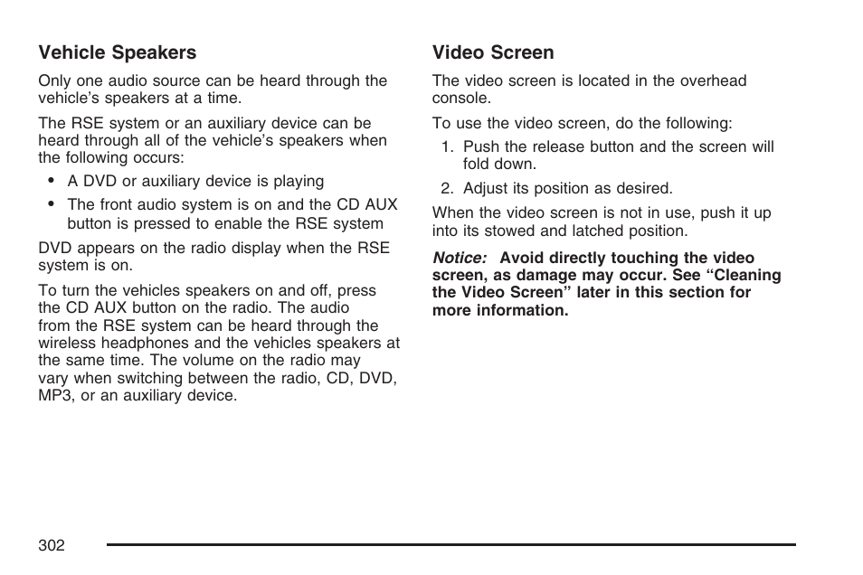 Buick 2007 Terraza User Manual | Page 302 / 562