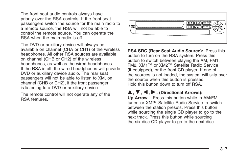 Buick 2007 Terraza User Manual | Page 317 / 562