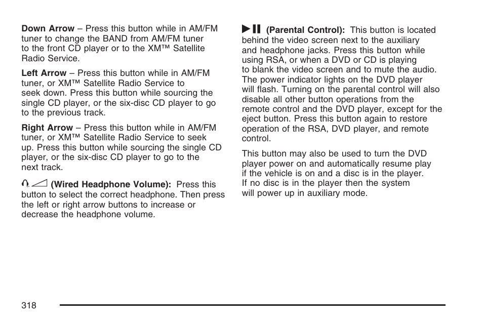 Buick 2007 Terraza User Manual | Page 318 / 562