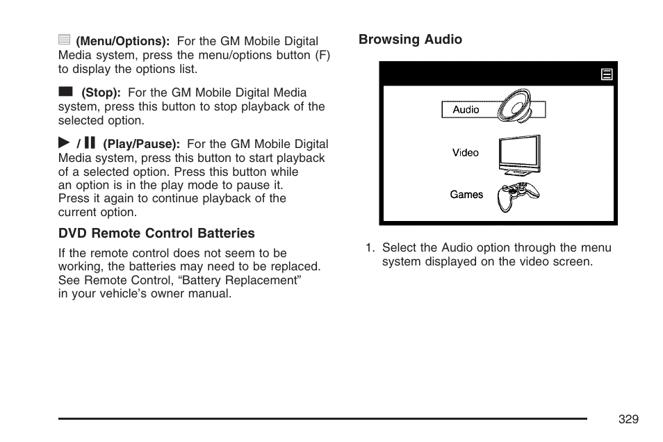 Buick 2007 Terraza User Manual | Page 329 / 562