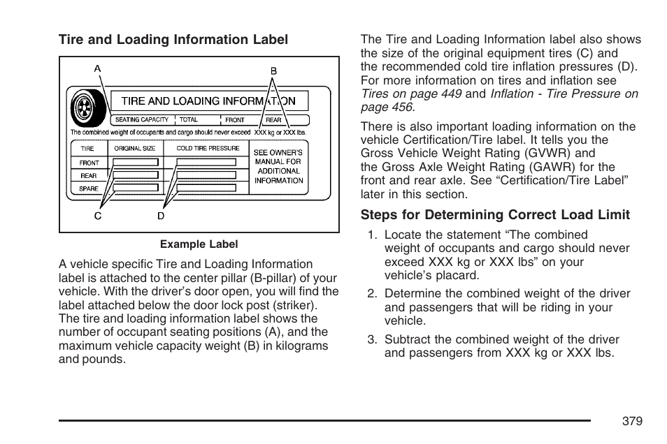 Buick 2007 Terraza User Manual | Page 379 / 562