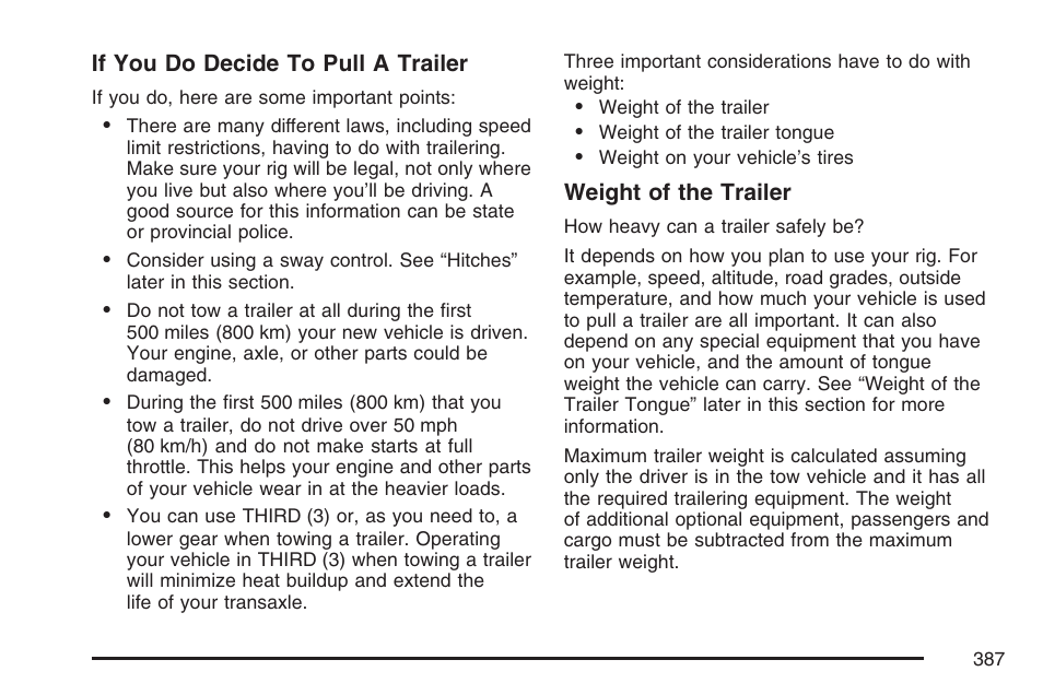 Buick 2007 Terraza User Manual | Page 387 / 562