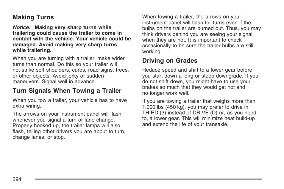Buick 2007 Terraza User Manual | Page 394 / 562