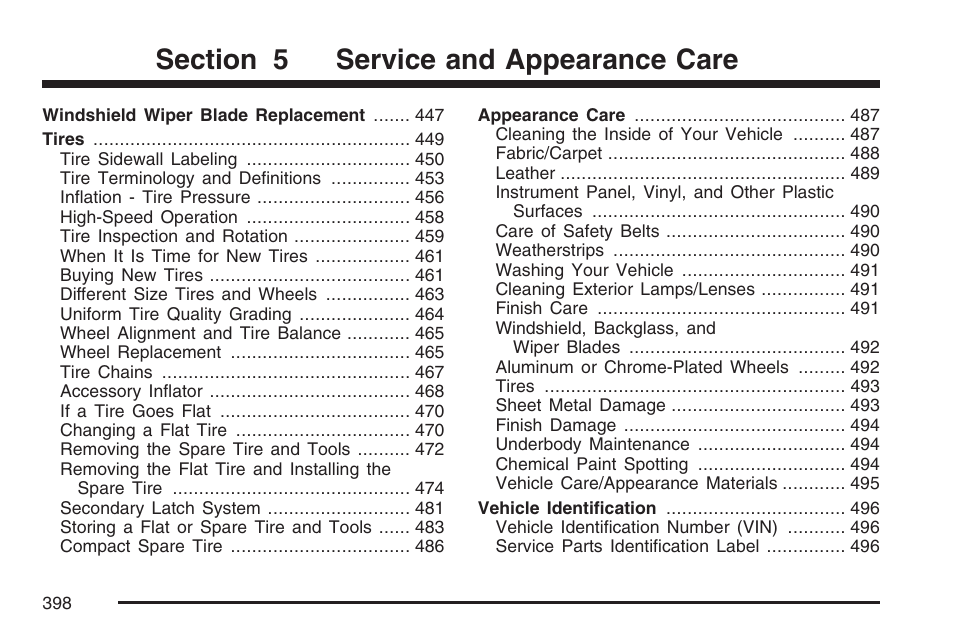 Buick 2007 Terraza User Manual | Page 398 / 562