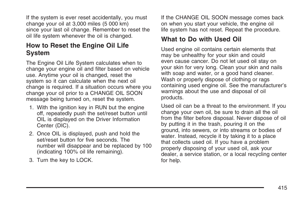 Buick 2007 Terraza User Manual | Page 415 / 562