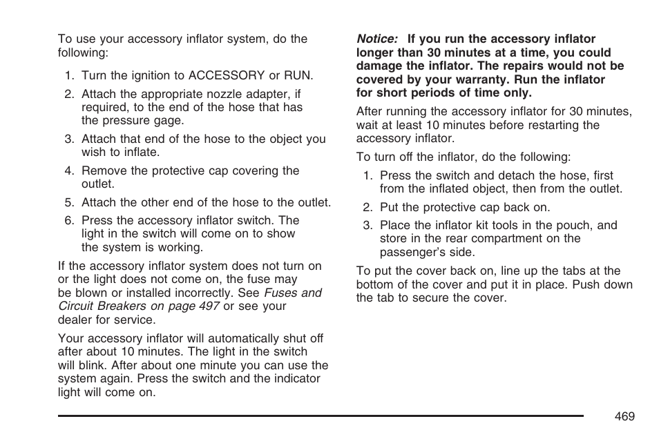 Buick 2007 Terraza User Manual | Page 469 / 562