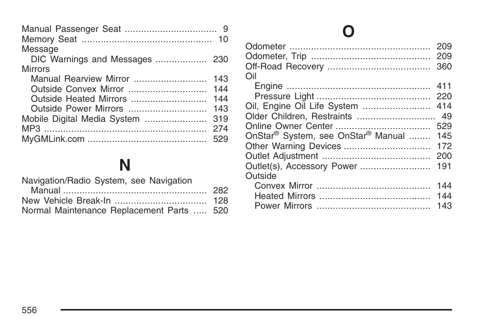 Buick 2007 Terraza User Manual | Page 556 / 562