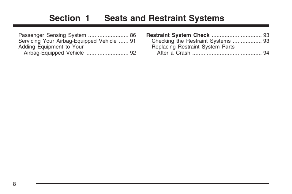 Buick 2007 Terraza User Manual | Page 8 / 562