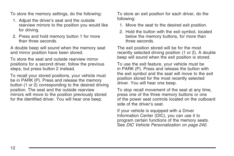 Buick 2007 Rendezvous User Manual | Page 12 / 528