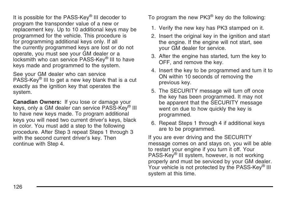 Buick 2007 Rendezvous User Manual | Page 126 / 528