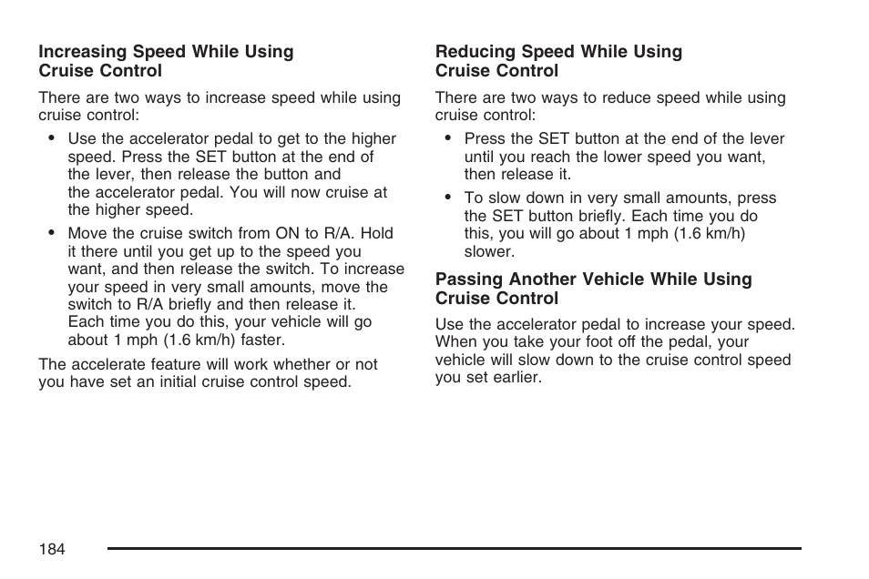 Buick 2007 Rendezvous User Manual | Page 184 / 528