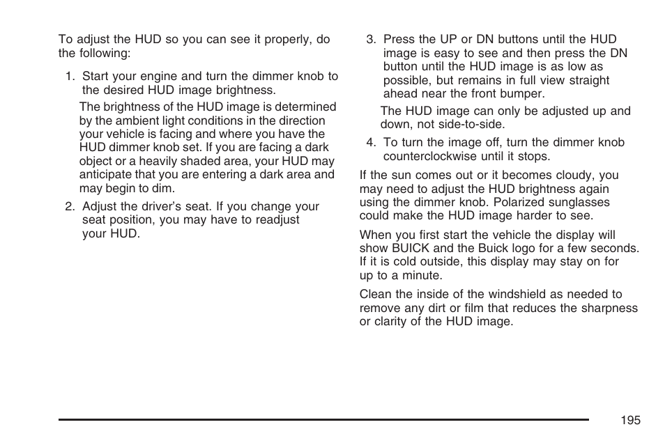 Buick 2007 Rendezvous User Manual | Page 195 / 528