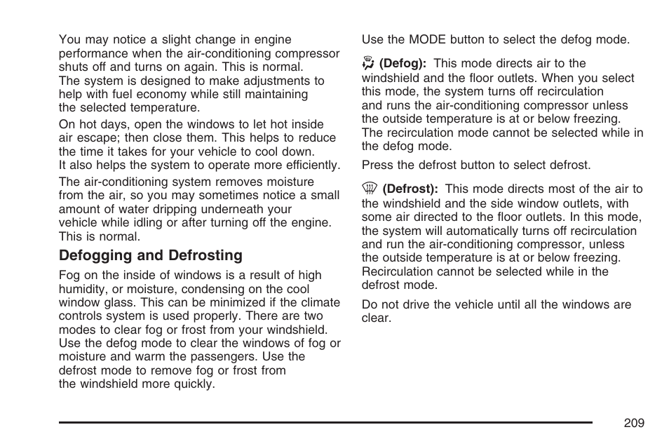 Buick 2007 Rendezvous User Manual | Page 209 / 528