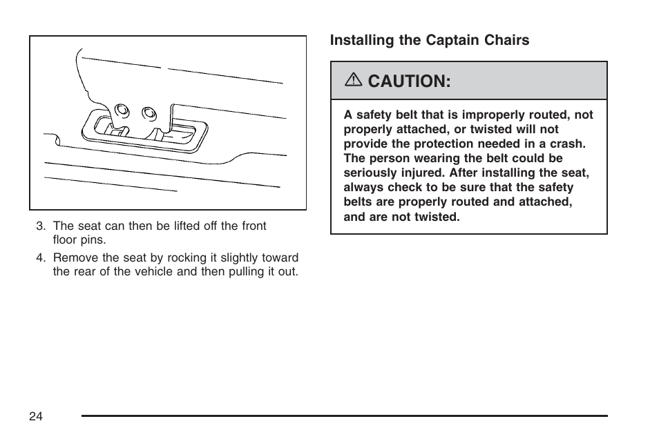 Caution | Buick 2007 Rendezvous User Manual | Page 24 / 528