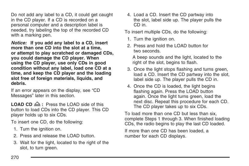 Buick 2007 Rendezvous User Manual | Page 270 / 528