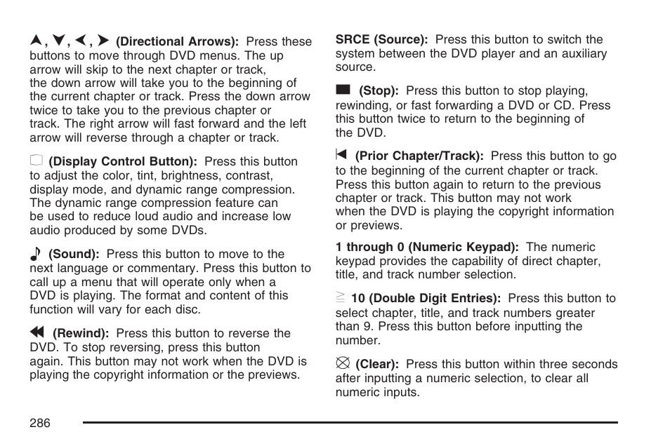 Buick 2007 Rendezvous User Manual | Page 286 / 528