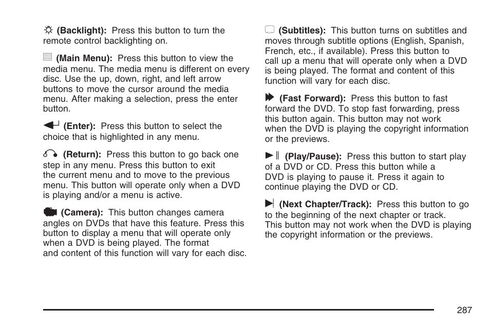 Buick 2007 Rendezvous User Manual | Page 287 / 528