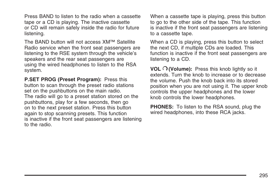 Buick 2007 Rendezvous User Manual | Page 295 / 528