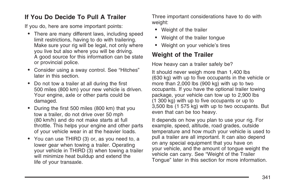 Buick 2007 Rendezvous User Manual | Page 341 / 528