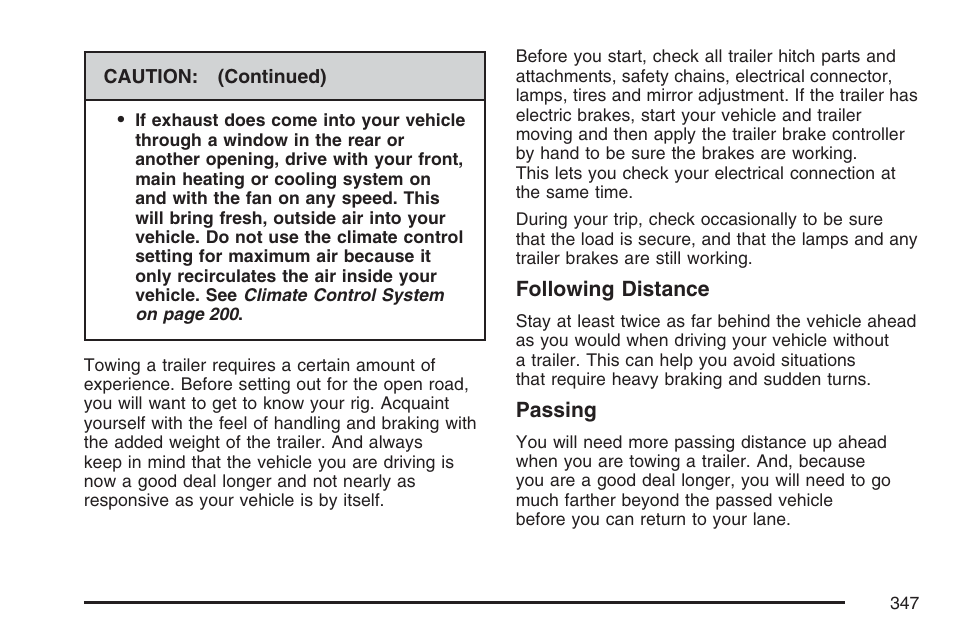 Buick 2007 Rendezvous User Manual | Page 347 / 528