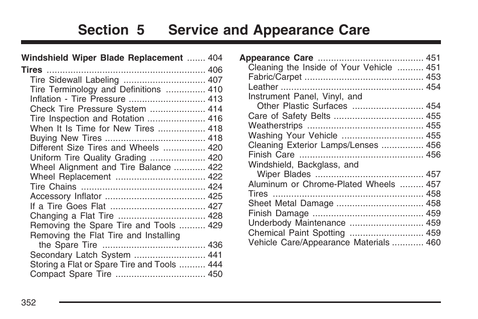 Buick 2007 Rendezvous User Manual | Page 352 / 528