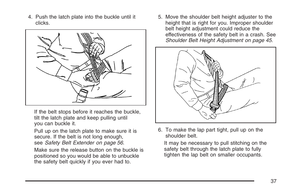 Buick 2007 Rendezvous User Manual | Page 37 / 528